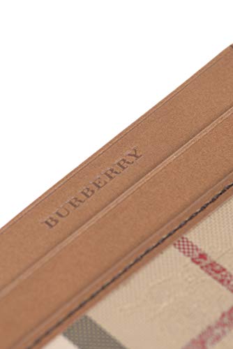 Burberry tarjetero para tarjetas de crédito en piel hombre nuevo mssandon marrón