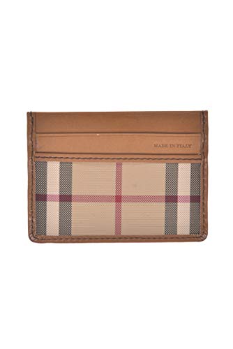 Burberry tarjetero para tarjetas de crédito en piel hombre nuevo mssandon marrón