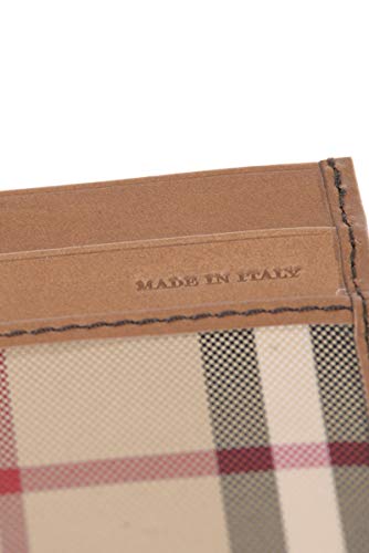 Burberry tarjetero para tarjetas de crédito en piel hombre nuevo mssandon marrón