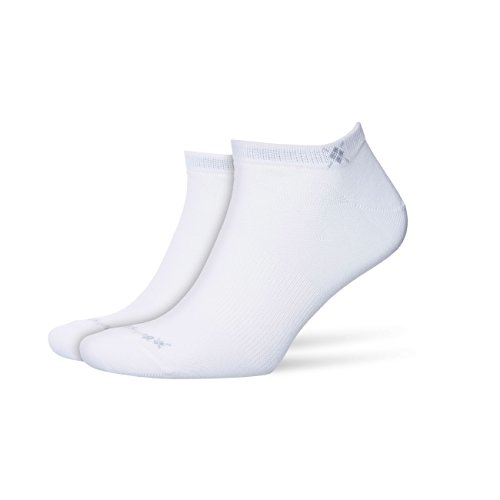 Burlington Zapatillas de hombre Diario 8 Paquete - BLANCO (2000), 40/46