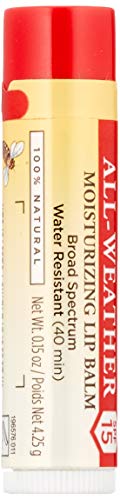 Burt 's Bees – 100% natural para todo tipo de clima SPF15 Hidratante Bálsamo para Labios, 4,25 G