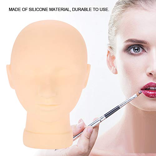 Cabezal de maniquí de práctica de pestañas, maquillaje, cosméticos, cabeza de maniquí, muñeca, extensión facial, maquillaje, masaje, práctica de formación
