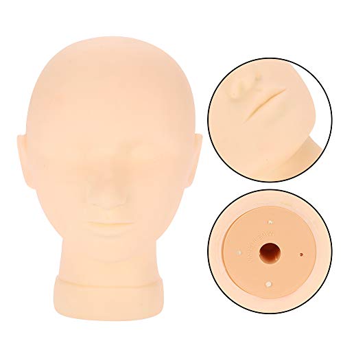 Cabezal de maniquí de práctica de pestañas, maquillaje, cosméticos, cabeza de maniquí, muñeca, extensión facial, maquillaje, masaje, práctica de formación