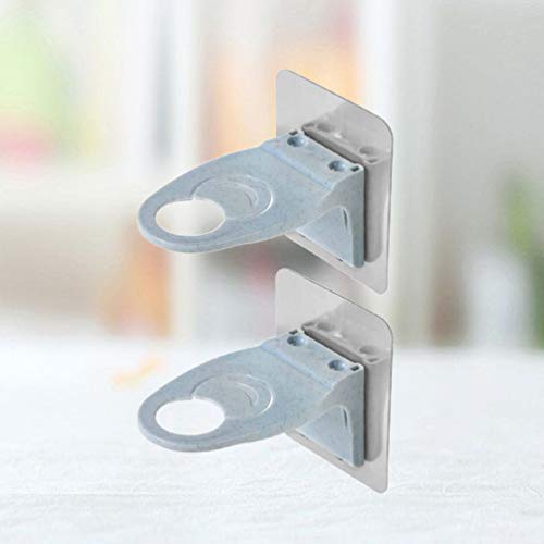 Cabilock 2 Piezas Bomba de Jabón Dispensador de Botellas Soporte Soporte Desinfectante de Manos Estante Colgante Champú de Pared Gel de Ducha Estante Colgante para Baño de Cocina (Azul 10 Cm X 2 8 Cm)