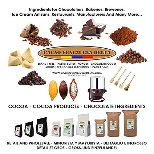 Cacao Venezuela Delta - Chocolate Negro Puro 100% · Origen Ecuador (Pasta, Masa, Licor De Cacao 100%) · 1,5kg
