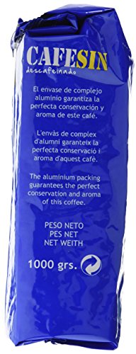 Cafesín Café Descafeinado con Agua de Manantía - 1000 gr