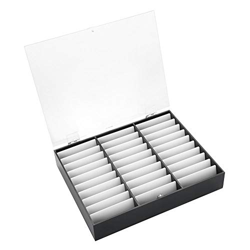 Caja de almacenamiento extraíble para decoración de uñas, 33 cuadrícula