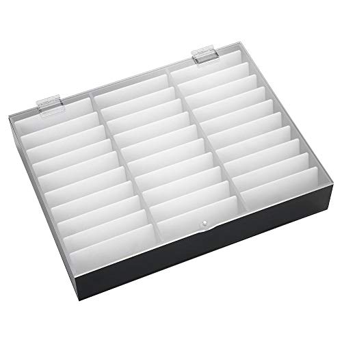 Caja de almacenamiento extraíble para decoración de uñas, 33 cuadrícula