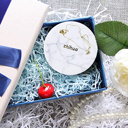 Caja De Joyería Caja De Exhibición De Joyería Caja De Joyería De Mesa De Mármol Natural Tocador De Gran Capacidad Caja De Almacenamiento Cosmética Caja De Almacenamiento De Decoración De Joyería Multi