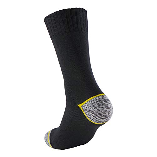 Calcetines de TRABAJO (3 pares) ideales para botas de trabajo o calzado de seguridad. Con goma ANTI-PRESION y talón y puntera reforzados. También son idóneos para deportes de invierno. (43-46)