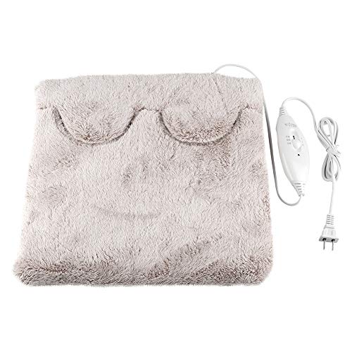 Calentador de Pie,Calefacción Eléctrica para Pies, Calentador de Pies para Mantener el Calor en Invierno para Pies Manos Cuerpo(Marrón)