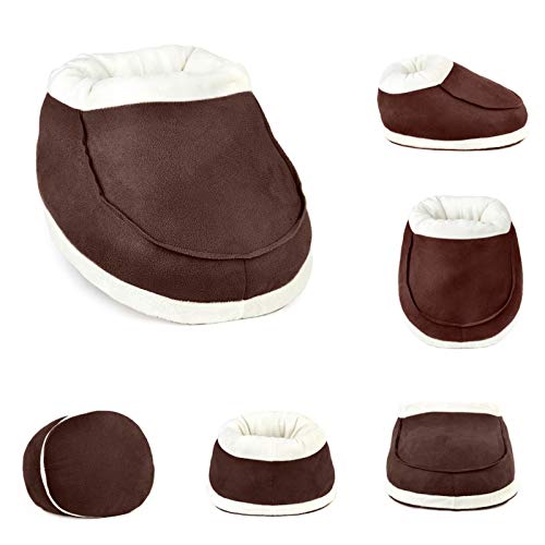 Calentador de pies, sin electricidad, ayuda a la mala circulación de pies y artritis (Chocolate)