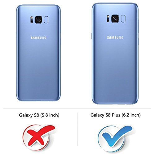 Caler Compatible con Sumsung Galaxy S8 Plus Funda de Suave TPU Gel Silicona Transparente Ultra-Delgado Ligera Anti-rasguños Protección Animales y Plantas Patrones Carcasa - Flores Silvestres