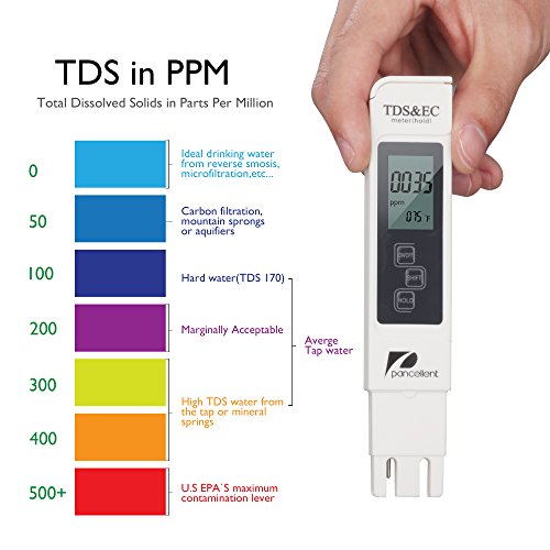 Calidad del Agua Medidor de Prueba pancellent TDS PH CE Temperatura 4 en 1 Set