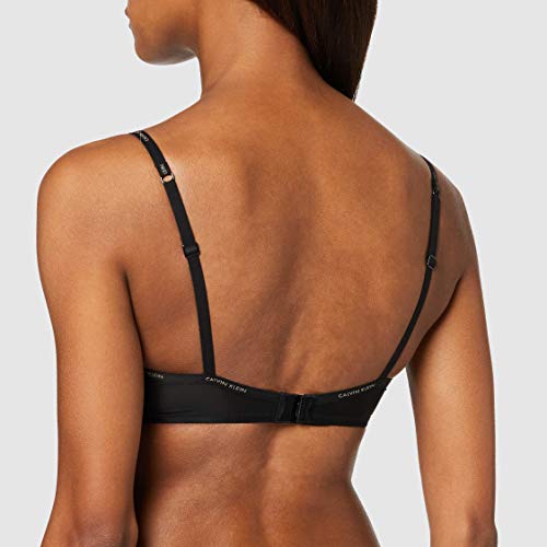 Calvin Klein Demi Unlined Sujetador, Negro (Black 001), 75B (Talla del fabricante: 0B34) para Mujer