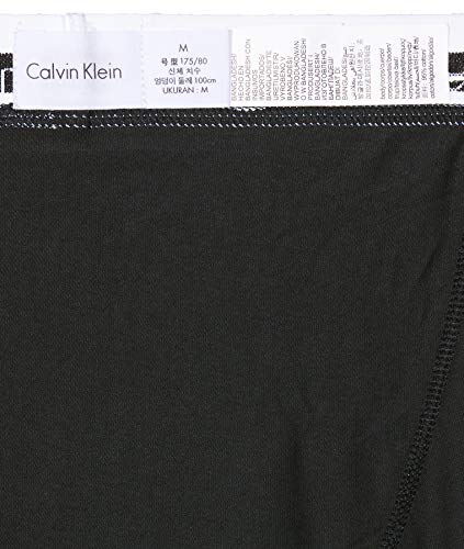 Calvin Klein Hombre - Pack de 3 bóxers de tiro medio - Cotton Stretch, Negro, L, (Pack de 3)
