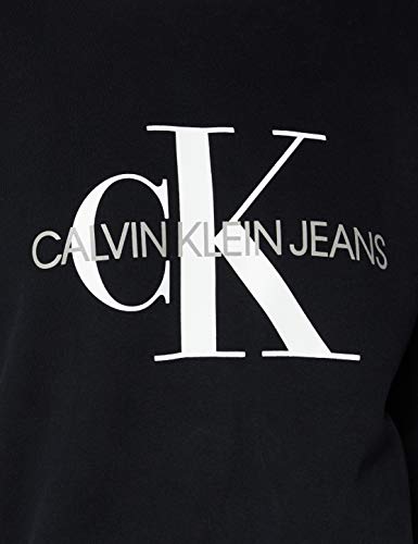 Calvin Klein J20J207877 Sudadera, Negro (CK Black 099), L para Mujer