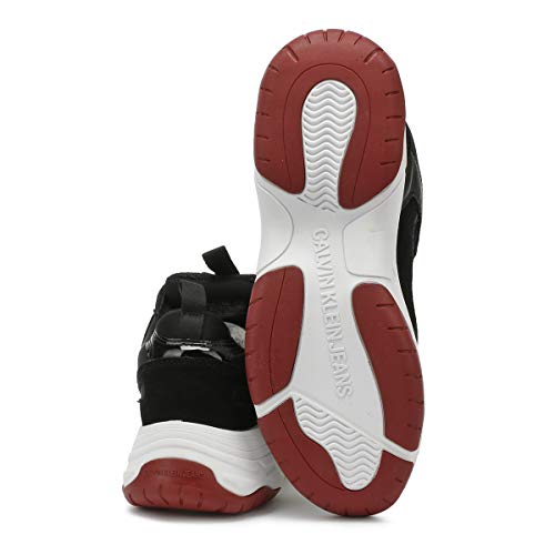 Calvin Klein Jeans Mujer Negro Maya Chunky Zapatillas-UK 5