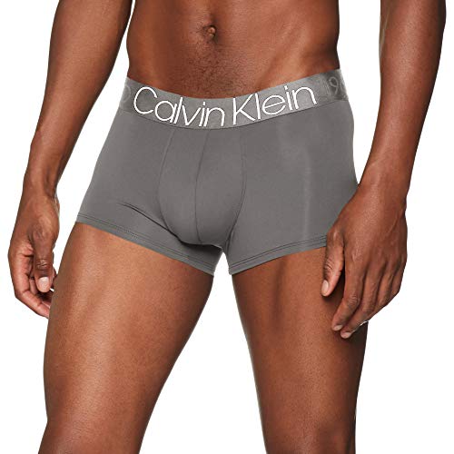 Calvin Klein Low Rise Trunk Bóxer, Gris (Grey Sky 5gs), Small para Hombre
