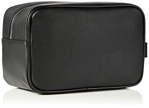 Calvin Klein - Sliver Washbag, Carteras Hombre, Negro (Black/Steel Blue), 1x1x1 cm (W x H L)