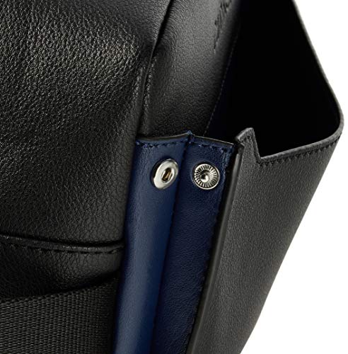 Calvin Klein - Sliver Washbag, Carteras Hombre, Negro (Black/Steel Blue), 1x1x1 cm (W x H L)