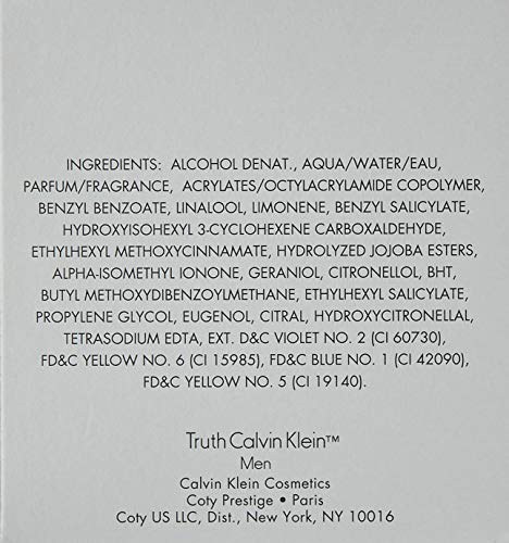 Calvin Klein Truth - Eau de toilette con vaporizador, hombre, 50 ml
