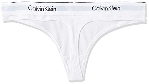 Calvin Klein Underwear, Braguitas para Mujer, Blanco (WHITE 100), M