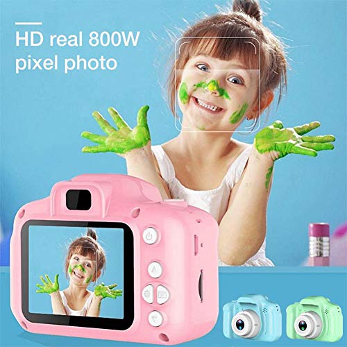 Cámara para niños, cámara digital infantil, pantalla a color, HD 1080P, pantalla de 2 pulgadas, foto y vídeo, cámara de fotos para niños con tarjeta de memoria