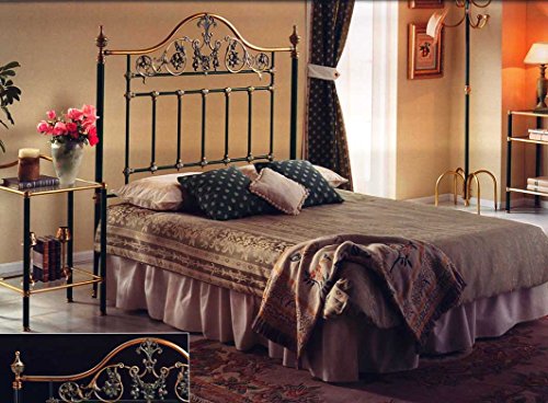 Camas y Cabeceros de Laton y Forja : Modelo ALBACETE de 105cms.