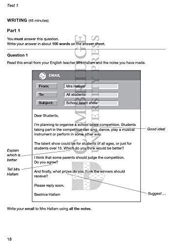 Cambridge English. B1 Preliminary for Schools 1. With Answers and Audio. Authentic Practice Tests. For the Revised 2020 Exam
