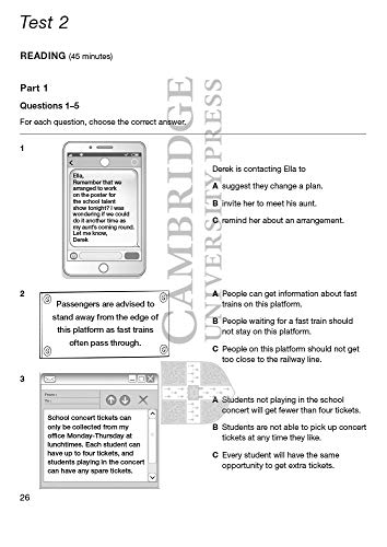 Cambridge English. B1 Preliminary for Schools 1. With Answers and Audio. Authentic Practice Tests. For the Revised 2020 Exam
