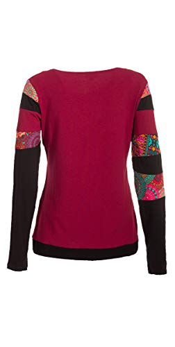 Camiseta Original Colorida de Mujer. (Frambuesa, S)