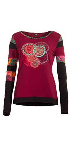 Camiseta Original Colorida de Mujer. (Frambuesa, S)