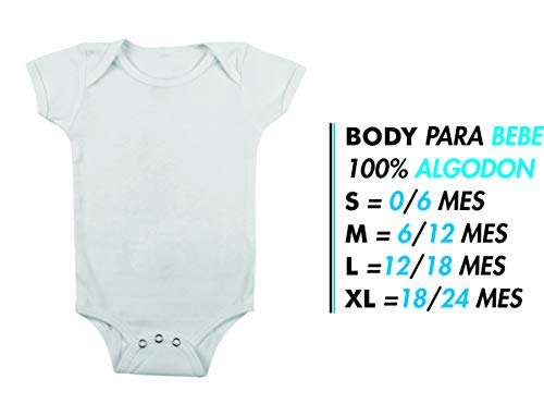 Camiseta para Hombre y Body Bebé Manga Corta Evolución Motero - Regalos Originales para Padres y bebés