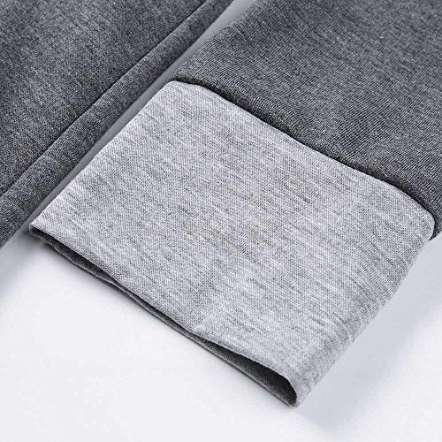 Camisetas Manga Largas Cremalleras Tallas Grandes Mujer Otoño 2018 PAOLIAN Sudaderas con Capucha Largas Deporte Fitness Vestido Blusas Elegante Fiesta Invierno Señora Tops Primavera