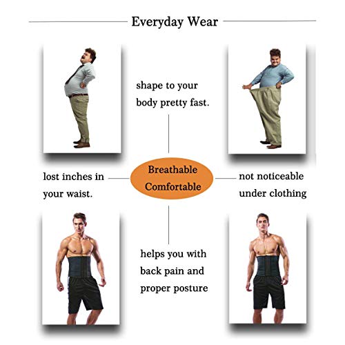 Camisin 100% látex hombres cintura entrenador corsés con hueso de acero sudor cinturón sauna traje para fitness