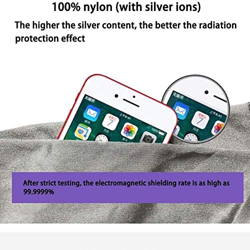 Camisola Premamá Antirradiación | Protección EMF For El Embarazo, Correa De Hombro Ajustable, 100% Fibra De Plata Blindada Radiación Electrodomésticos Computadora (Size : XXL)