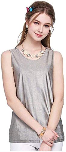 Camisola Premamá Antirradiación | Protección EMF For El Embarazo, Correa De Hombro Ajustable, 100% Fibra De Plata Blindada Radiación Electrodomésticos Computadora (Size : XXL)