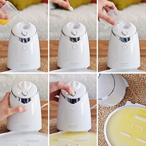 Cápsula Colágeno Polvo Mascarilla Facial Spa Face Mask Humidificador Limpieza Vapor Para Hombres y Mujeres Tratamiento de Mascarilla Inteligente MEAPURE