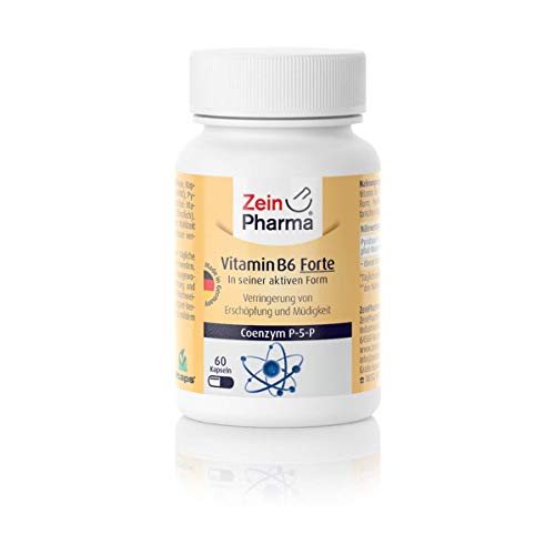 Cápsulas de Vitamin B6 activo (P5P) para promover el metabolismo de energía y el mantenimiento del sistema inmune normal, Productor Alemán ZeinPharma®