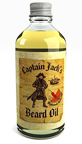 Captain Jack's Beard Oil Acondicionador en Aceite Para la Barba Captain Jack 100ml Edición Limitada Especial Fragancia Naranja Especiada (Spiced Orange)