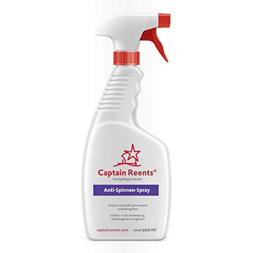 Captain Reents Araña Spray 500 ml Anti arañas Spray para la solución inmediata • óptima araña Defensas • Premium Producto para fácil aplicación