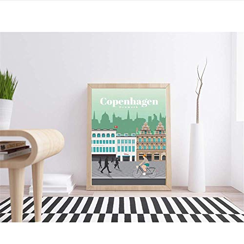 CAPTIVATE HEART Tela de Lienzo 50x70cm sin Marco Viaje a Copenhague Cartel Impresión en Lienzo Sala de Estar Arte de la Pared Decoración para el hogar