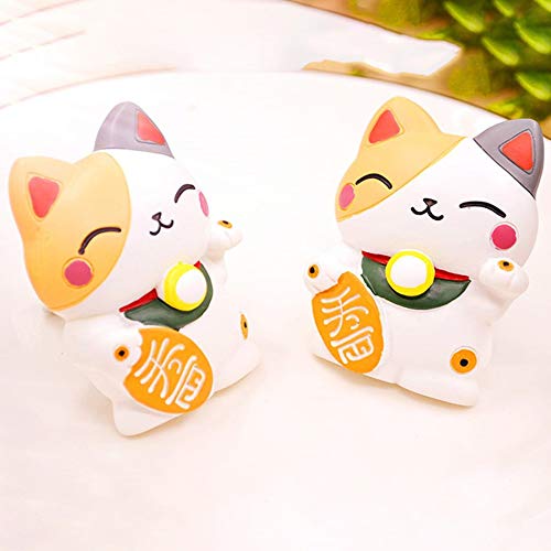 Car Accessory Air Force Fragrance Car Multiflora Fortune Cat Air Outlet Fragrant Perfume Clip Air Freshener Diffuser - white
