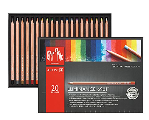 Caran d-Ache Luminance 6901 Multi 20pieza(s) laápiz de color - Lápiz de color (20 pieza(s), Retráctil, Multi, Madera, Multicolor, Suiza)