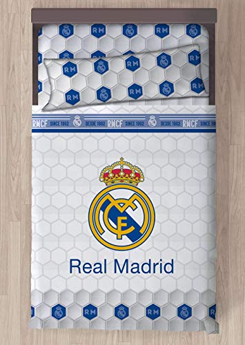 Carbotex Juego DE SÁBANAS Real Madrid Escudo CENTRADO (105)