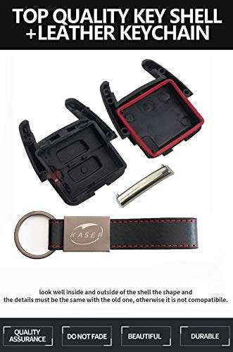 Carcasa Llave para Opel - Funda Mando a Distancia 2 Botones para Coche Opel Vauxhall Astra H J Insignia G Vectra C Mokka Zafira