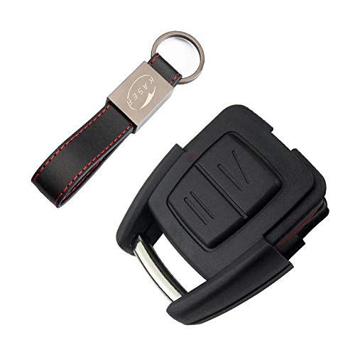 Carcasa Llave para Opel - Funda Mando a Distancia 2 Botones para Coche Opel Vauxhall Astra H J Insignia G Vectra C Mokka Zafira