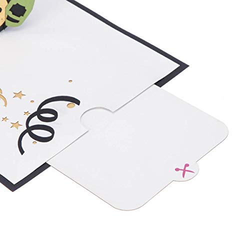 Cardology | Tarjeta de cumpleaños de 18 cumpleaños | Tarjeta de cumpleaños para él, tarjeta de cumpleaños para ella, regalos de 18 cumpleaños, tarjetas 3D hechas a mano