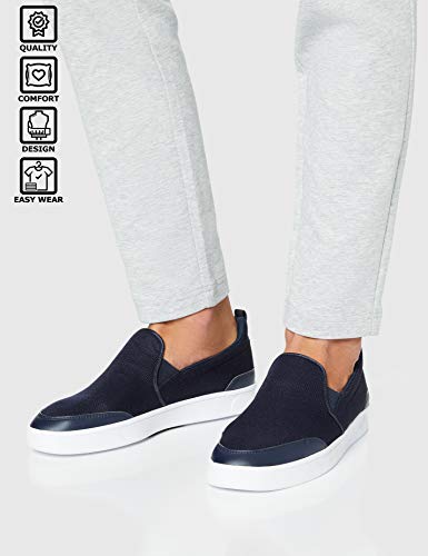 CARE OF by PUMA Slip on Court Low-Top Sneakers, Azul (Navy Blazer-Indigo), 42 EU